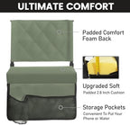 Sheenive Stadium Seats with Back Support, Padded Bleacher Seat Cushion - Image 3