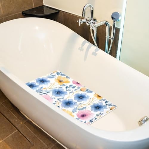 Non Slip Bathtub and Shower Mat 26.8x15.1 inch, Bath Mat - Image 5