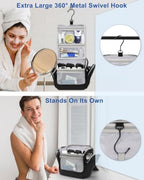 Relavel Hanging Toiletry Bag for Men, Large Travel Bag for Women - Image 3
