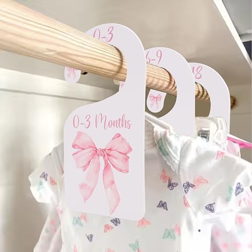 Bow Nursery Closet Dividers, Bow Baby Shower, Girl Closet Dividers by Unknown