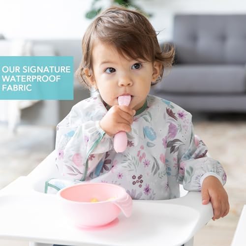 Bumkins Sleeved Bib for Girl or Boy, Baby and Toddler for 6-24 Mos, Essential - Image 3