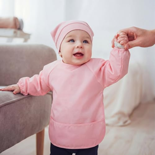 2 Pack Long Sleeve Baby Bib - Image 5