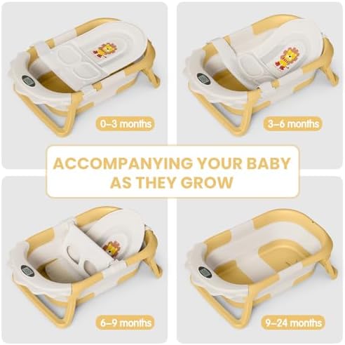 TPN Collapsible Baby Bathtub for Infants to Toddler - Image 4