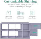 Best Choice Products Kids Bookcase 8-Cube Storage Organizer, 13.5in Shelf - Image 3
