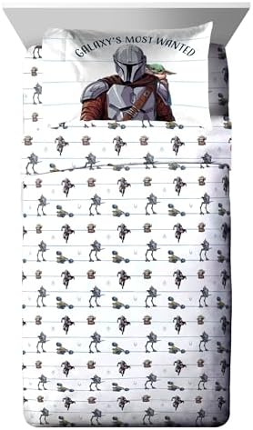 Jay Franco Kids Bed Set, The Mandalorian, 5 Piece Twin - Image 6