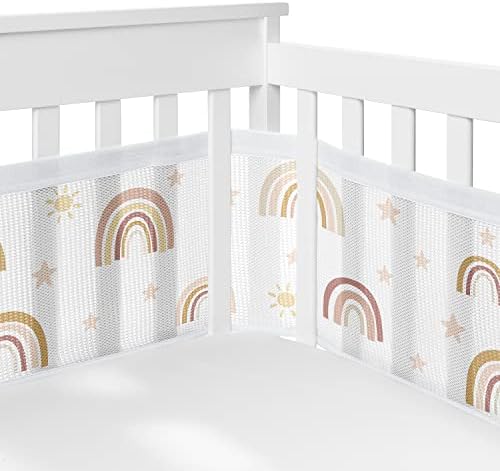 Sweet Jojo Designs + BreathableBaby Boho Rainbow Girl Breathable Mesh Crib by SweetJojoDesigns