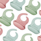 Personalized Silicone Bib and Spoon Set - Image 6