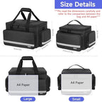 LEFOR·Z Home Health Nurse Bag Medical Bag Empty First Aid Storage - Image 3