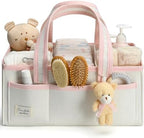 PeraBella Baby Diaper Caddy Organizer, XL Baby Basket Shower Gift Caddy by PeraBella