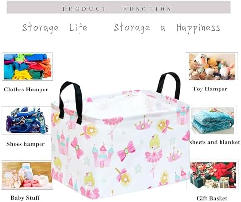 Castle Princess Storage Laundry Basket - Image 3