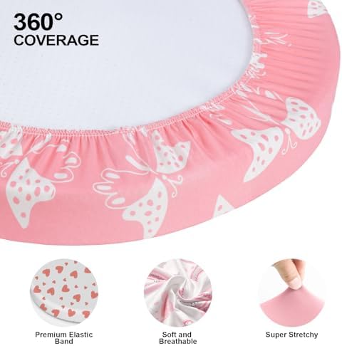 Baby Bassinet Sheets for Baby Boy Girls, Baby Delight, Angelbliss - Image 5