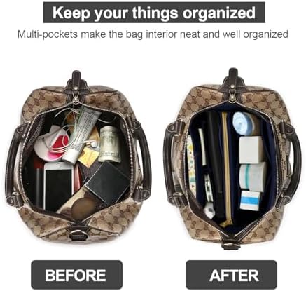OMYSTYLE Purse Organizer Insert, Felt Tote Bag Organizer Insert - Image 4