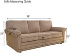 PureFit Stretch Couch Covers for Sofa Large Sofa Slipcovers Navy - Image 6