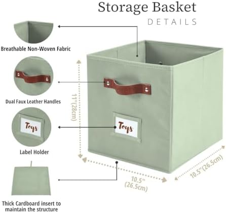 DECOMOMO Storage Bins, Cube Storage Bin - Image 3