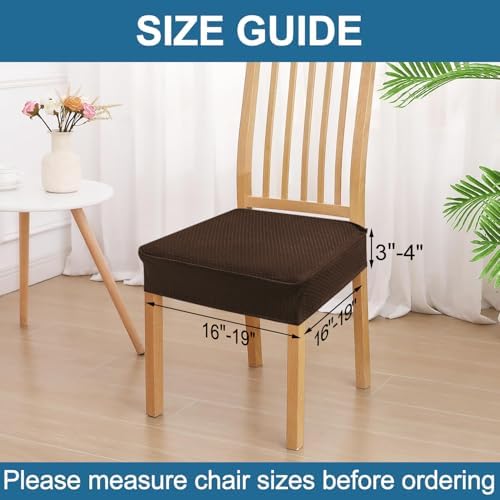 Smiry Waterproof Seat Covers for Dining Room Chairs - Image 2