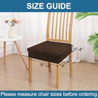 Smiry Waterproof Seat Covers for Dining Room Chairs - Image 2