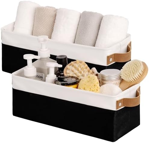 StorageWorks Narrow Storage Bins, Small Basket by StorageWorks