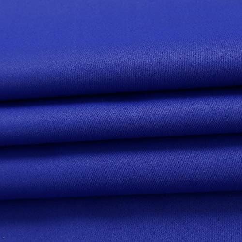 DONREN Royal Blue Valances for Bedroom - Image 7
