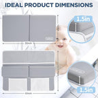 beiens Bath Kneeler and Elbow Rest Pad Set, 1.5 Inch Thick Memory Foam Mat - Image 5