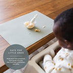 Yeah Baby Goods Silicone Toddler Placemat, Desert Sage - Image 2