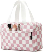 Large Makeup Bag for Women Corduroy Cosmetic bag Make up Bags Zipper Pouch - Image 2