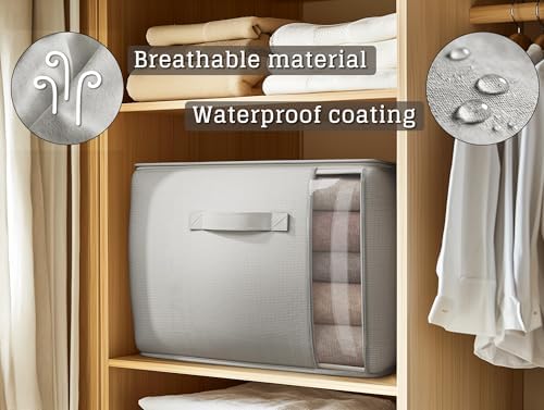 6 Pack Canvas Comforter Storage Bags - Image 2