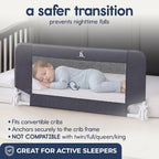 Hiccapop Convertible Crib Bed Rail - Image 2