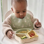 Baby Silicone Bibs 2 Sets Baby Bibs - Image 5