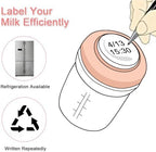 COMI Wide Neck Glass Breastmilk Collection n Storage Bottle, 8oz - Image 4