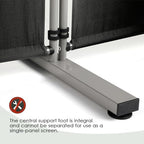 Rantila 2 Large Panels Room Divider, Portable Office Divider, Convenient Movable - Image 3
