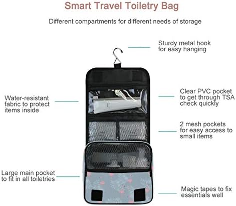 senya Hanging Travel Toiletry Bag Kit Makeup Case Cosmetics Organizer - Image 3