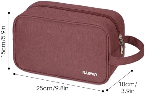Narwey Travel Toiletry Bag for Women, Dopp Kit Men, Medicine Bag - Image 6