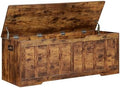 VANKILEY 51.2" Storage Chest Extra Large, Wooden Storage Bench by Unknown