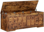 VANKILEY 51.2" Storage Chest Extra Large, Wooden Storage Bench by Unknown