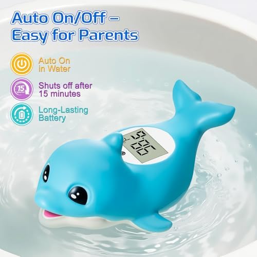 Baby Bath Thermometer for Newborn – Digital Bathtub Water Temperature - Image 5