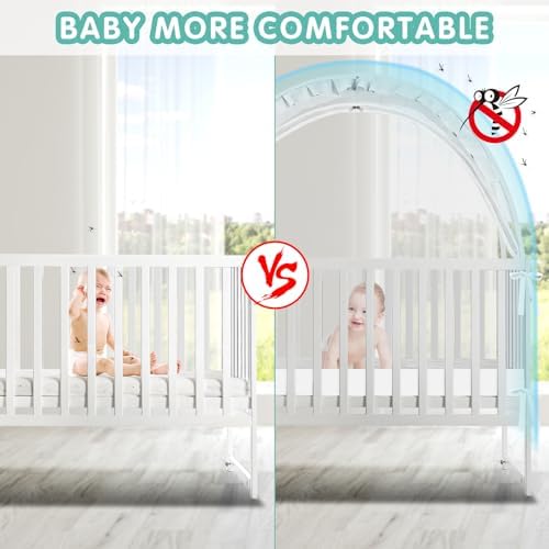 Crib Tent - Crib Net to Keep Baby in, Stop Baby from Climbing Out of Crib - Image 5