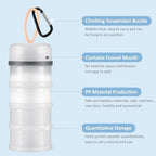Baderke 2 Pcs Protein Powder Travel Container - Image 3