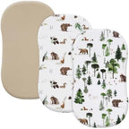 david's kids 3 Pack Bassinet Sheets, Ultra Soft Breathable Comfortable Baby by davidskids