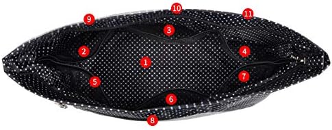 Vercord Handbag Purse Tote Pocketbook Organizer Insert Zipper Closure 11 - Image 3