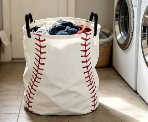 Collapsible Round Storage Basket, Waterproof Soft-Sided Organizer, Gift Baskets - Image 2