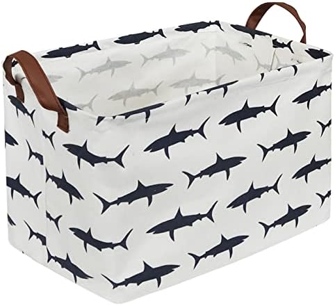 Rectangular Shark Basket, Kids Basket by Sanjiaofen