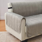 Great Bay Home Velvet Sofa Cover - Image 3
