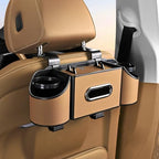 Back Seat Car Organizer, 4 in 1 Multifunctional Car Back Seat Storage Box by Joezhe