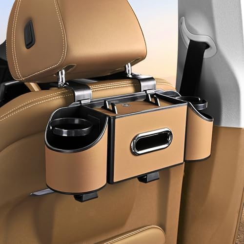 Back Seat Car Organizer, 4 in 1 Multifunctional Car Back Seat Storage Box by Joezhe