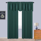 NICETOWN Hunter Green Kitchen Blackout Valances - Image 4