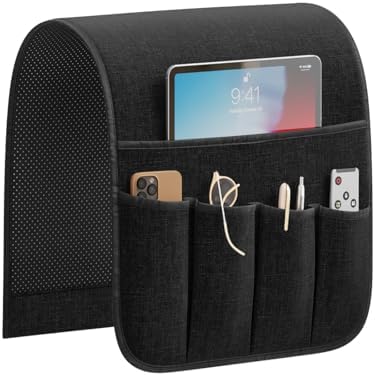 Sofa Armrest Organizer Non-Slip Remote Control Holders by Sixyotie