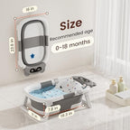 Baby Bathtub, Foldable Baby Bath Tub - Image 4