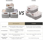 DECOMOMO Storage Bins, Large Fabric Storage Baskets - Image 5