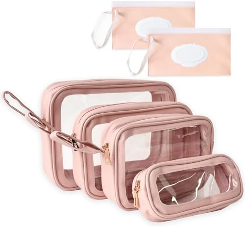 6 PCS Set TPU Diaper Bag Organizer Pouches & Wipe Dispensers by JAYTEM