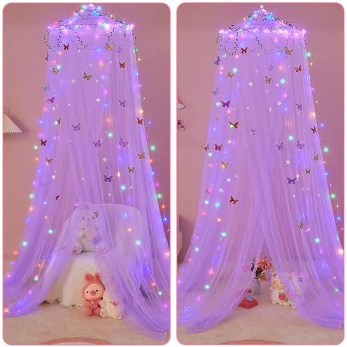 FIOBEE Bed Canopy for Girls Room - Image 3